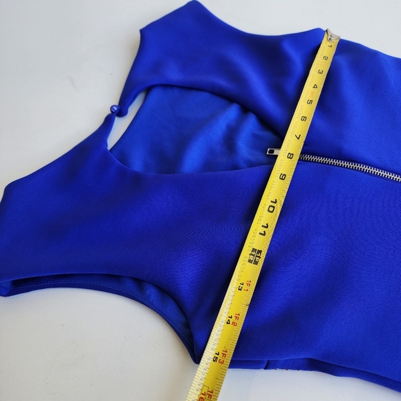 Speechless Junior's Formal Dress Blue Stretch Studded Bodycon Mini Sleveless  5 - Picture 11 of 16